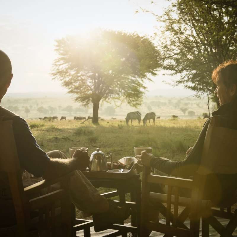 Guests enjoying the view - Ubuntu Camp 