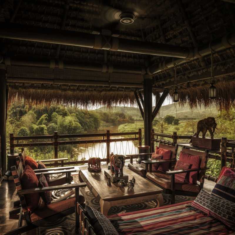 Burma Bar - Four Seasons Tented Camp Golden Triangle