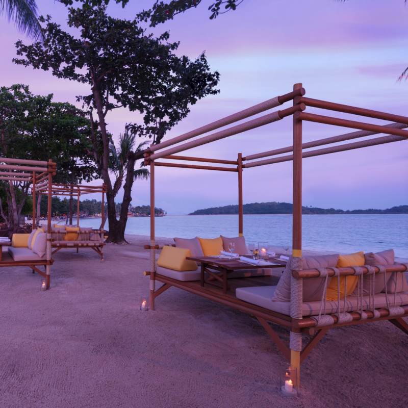 Dining on the Beach - Sala Samui Chaweng Beach