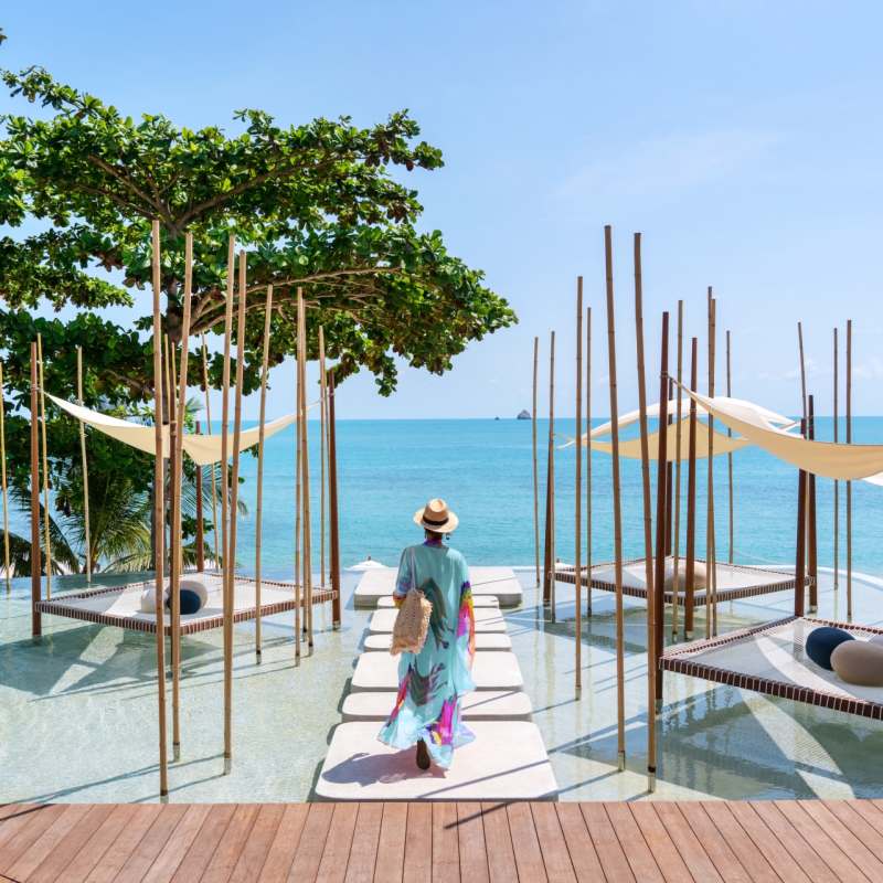 Pool at Six Senses Samui