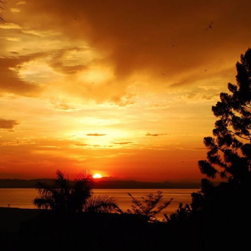 Sunset view - Karibu Guest House