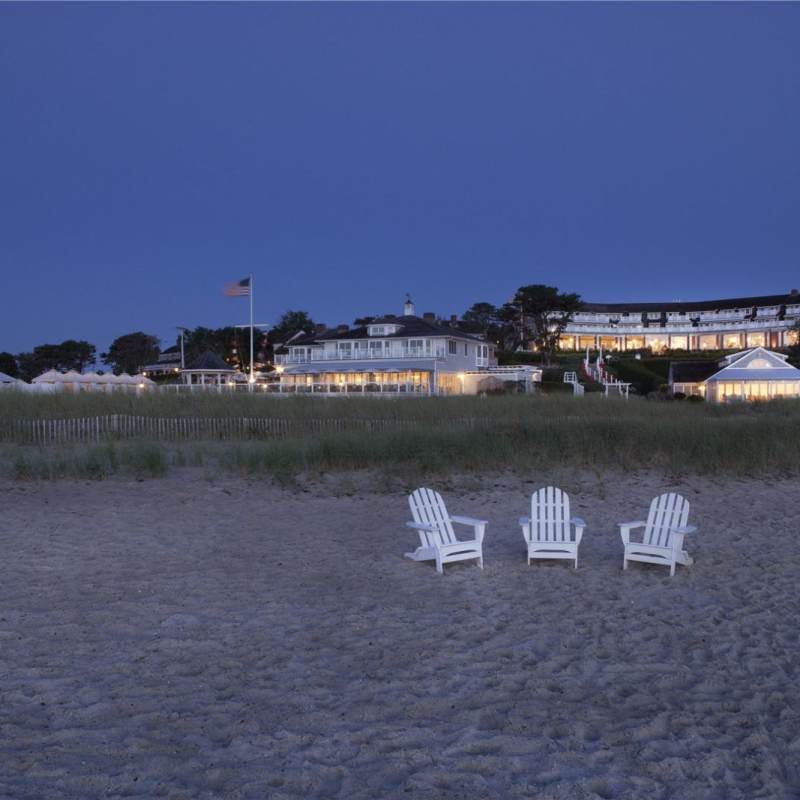 View from the beach - Chatham Bars Inn