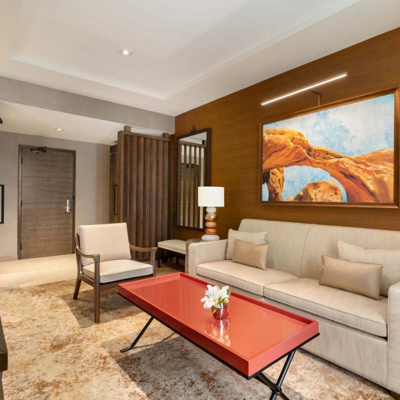 Suite Lounge Area - Hoodoo Moab 