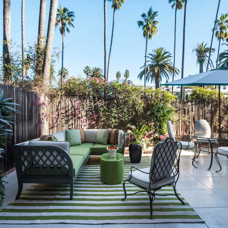 Suite Terrace - The Beverly Hills Hotel Sunset Boulevard