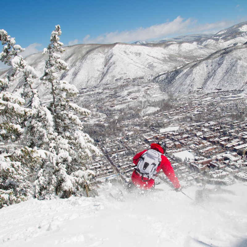 Aspen skiing - The Little Nell 