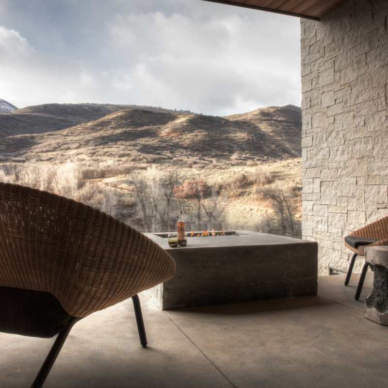 Mountain View from Earth House