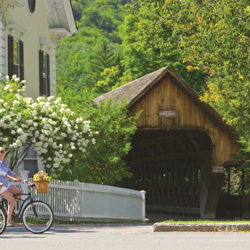Woodstock Cover Bridge - Woodstock Inn 