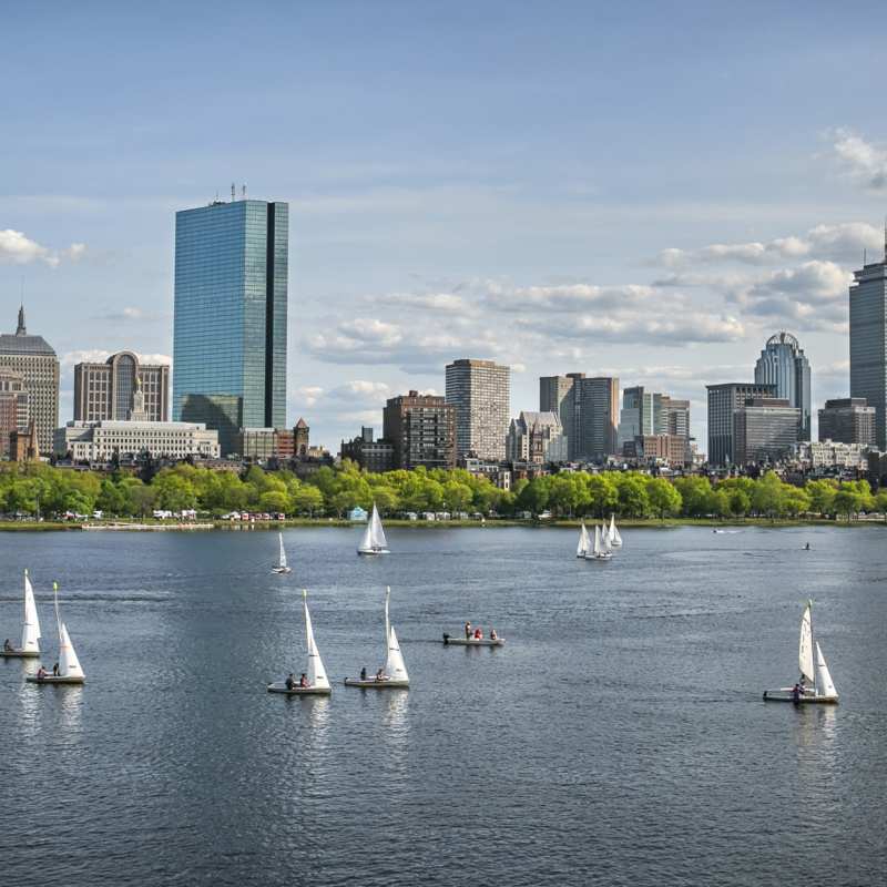 Boston skyline - New England for Couples