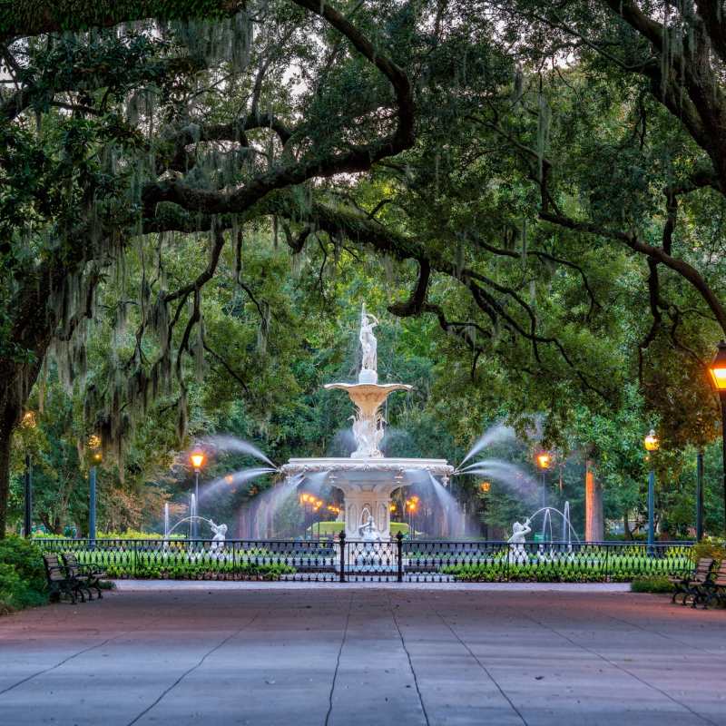 Forsyth Park - Classic Georgia and South Carolina