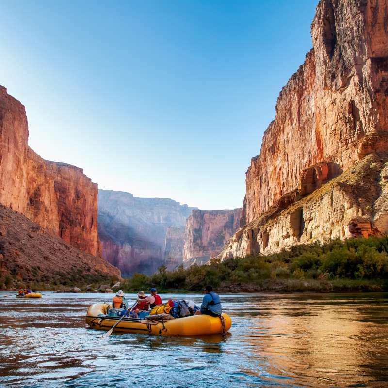 Rafting on The Colorado River   