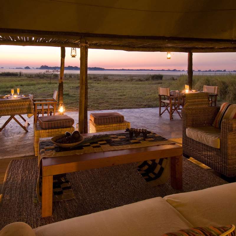 Sunrise - Busanga Bush Camp