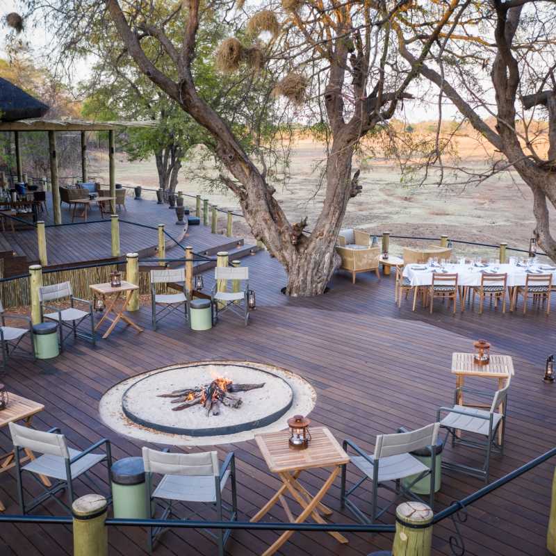 Fire pit area 