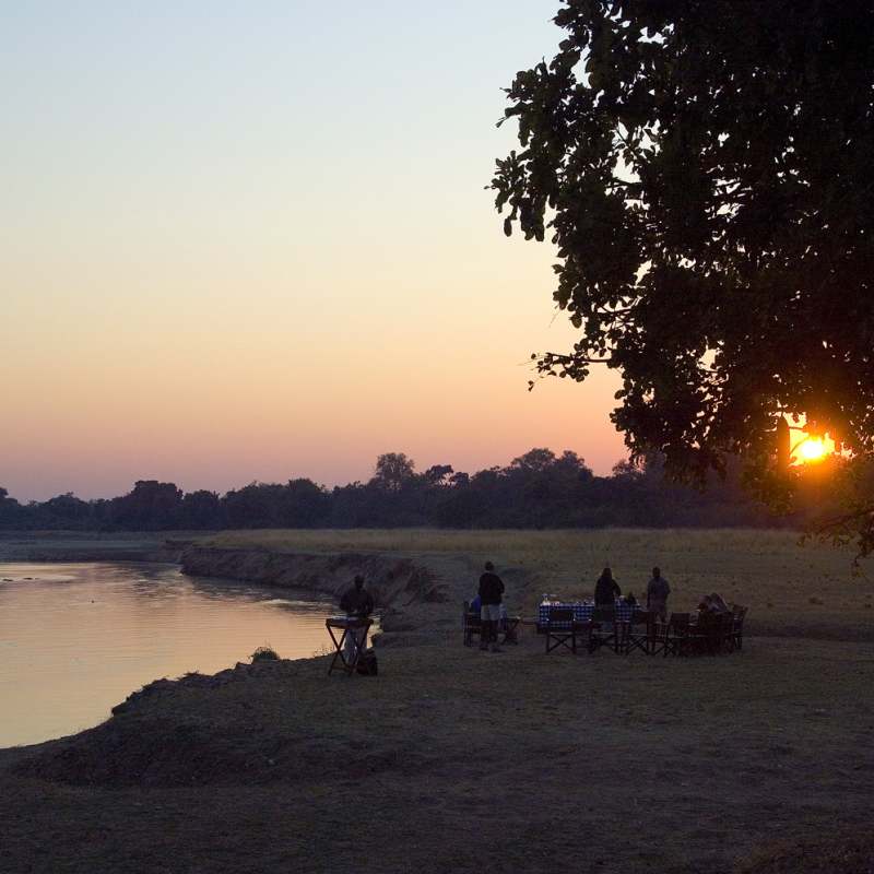 Bush Dining - Robin Pope Luangwa Bush Camping