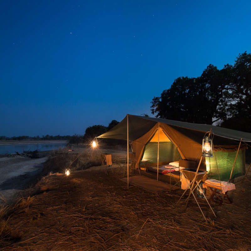 Tent - Robin Pope Luangwa Bush Camping