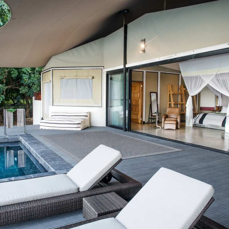 Luxury suite plunge pool