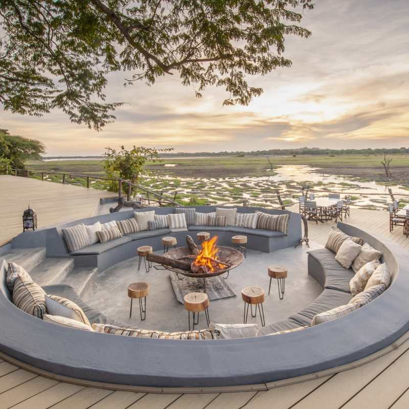 Kafunta River Lodge Fire Pit 