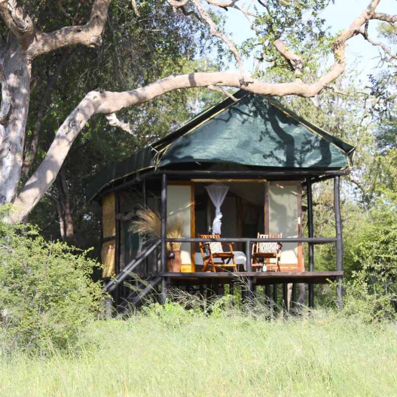 Elevated Guest Tent  - Bomani Tented Lodge
