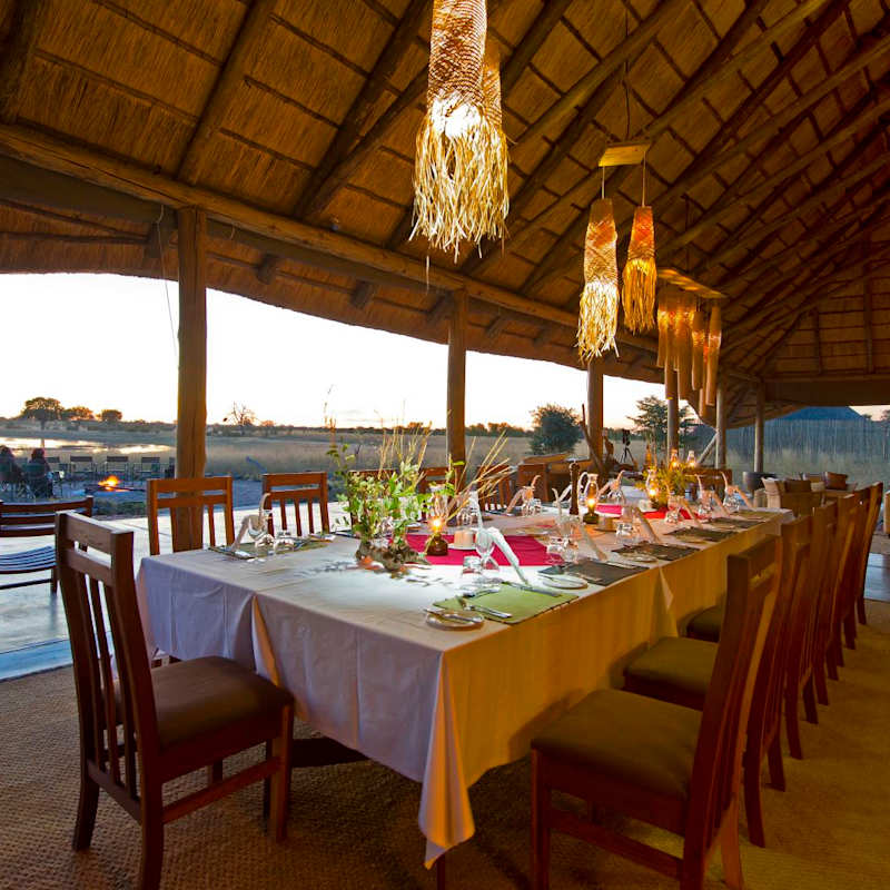 Dining Area - Camp Hwange