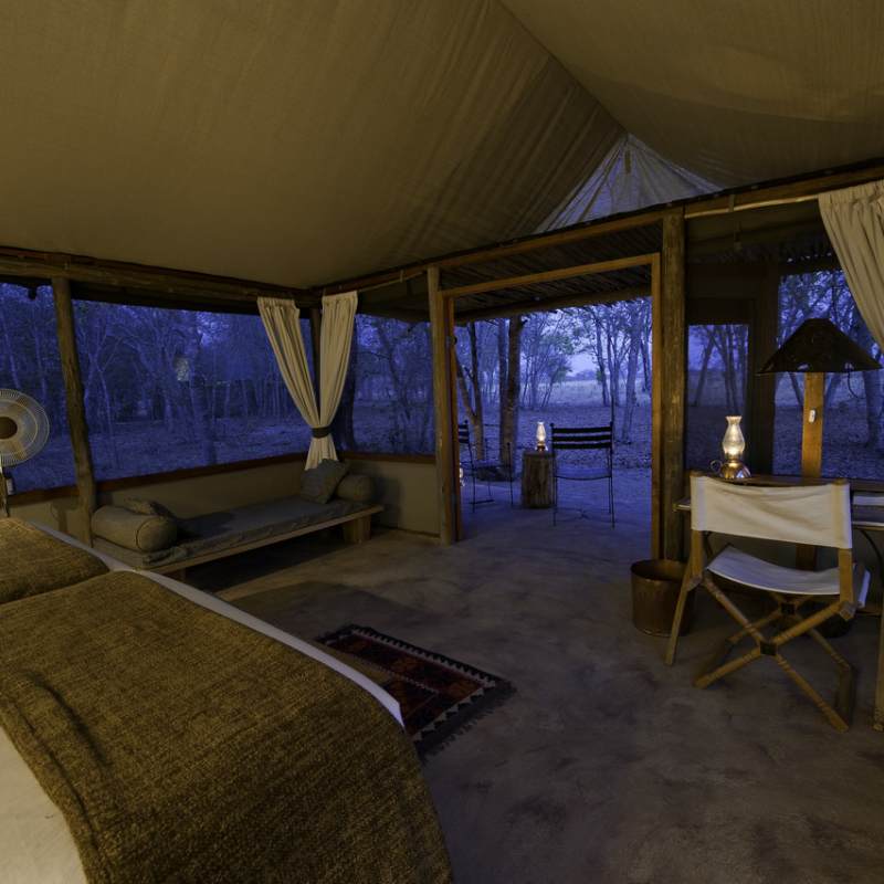 Tent Interior - Little Makalolo Camp