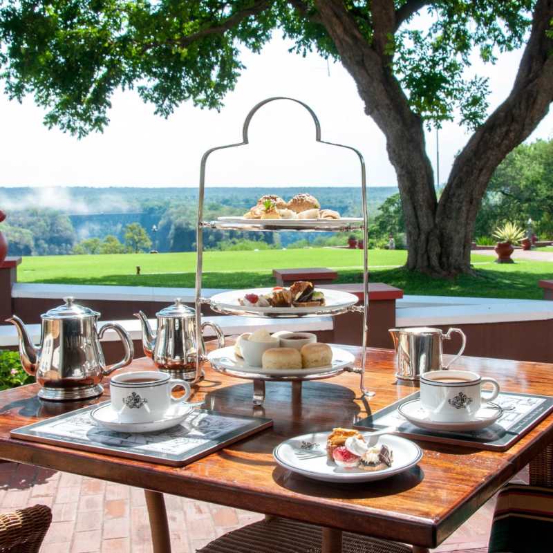 Afternoon tea   - Victoria Falls Hotel