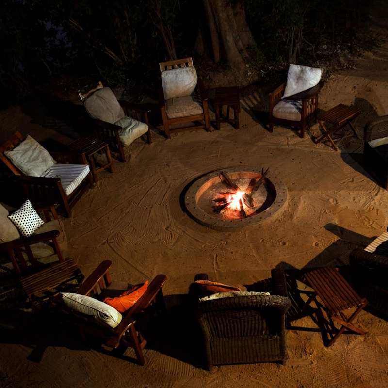Fire place - Vundu Camp