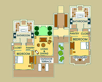 Pavilion Suite 2 bedroom 
