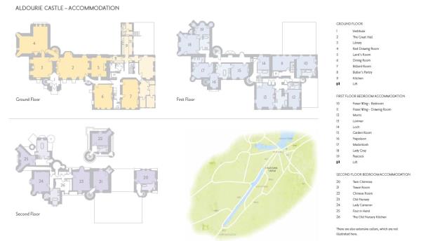Floor Plan - Aldourie Castle