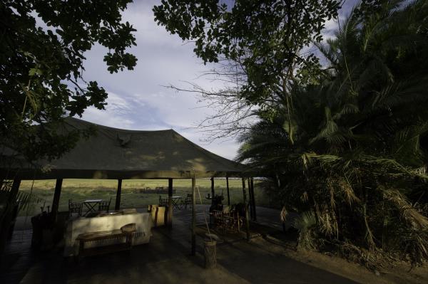 View of the main camp - Busanga Bush Camp