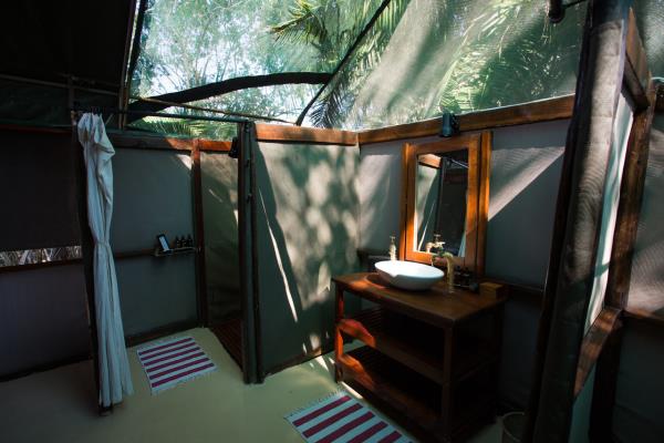 En-suite Bathroom - Busanga Bush Camp