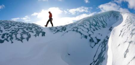 Glacier hiking