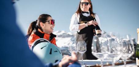 Sommelier on the slopes