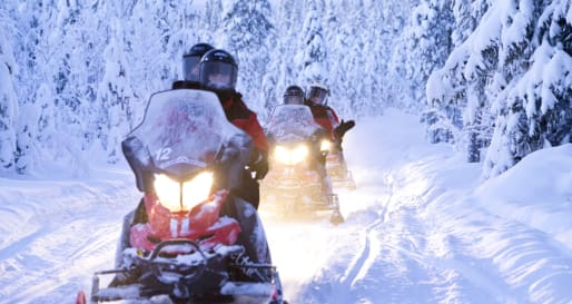 Snowmobile Try-out - Wilderness Hotels, Finland