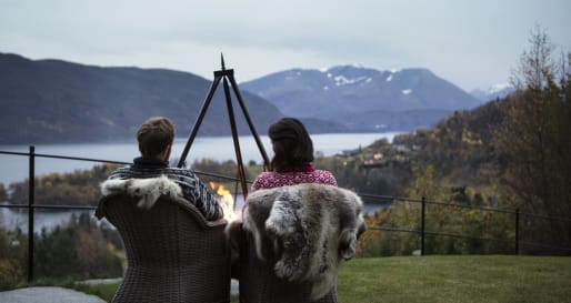 The stunning view at Storfjord
