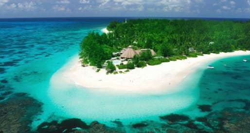 Denis Island aerial