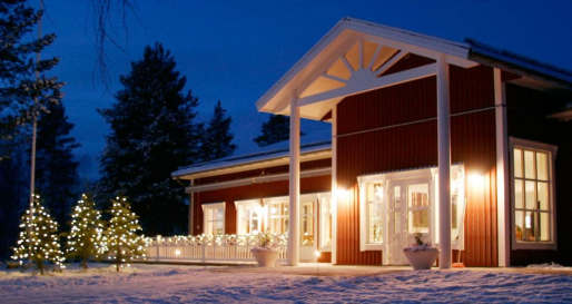 Reception at night 