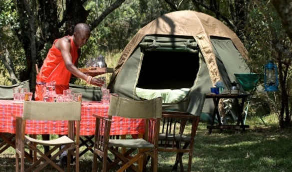 Fly camping at Kicheche