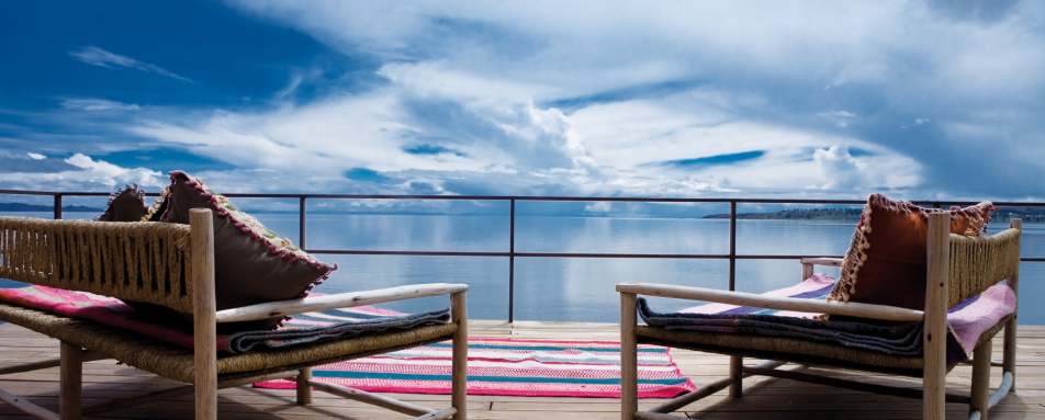 Views from Titilaka Lodge - Atacama to Lake Titicaca