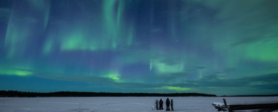 Aurora Snowshoeing