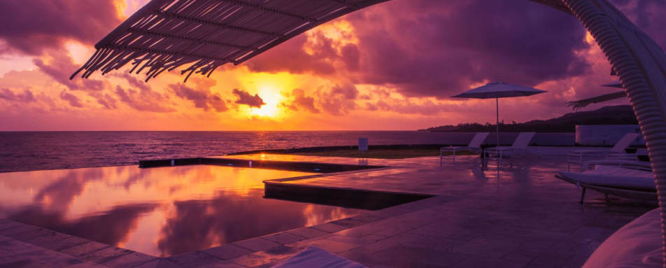 Infinity Pool Sunset - The Trident Jamaica