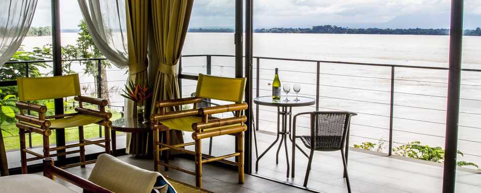 View from River Front Rooms - The River Resort