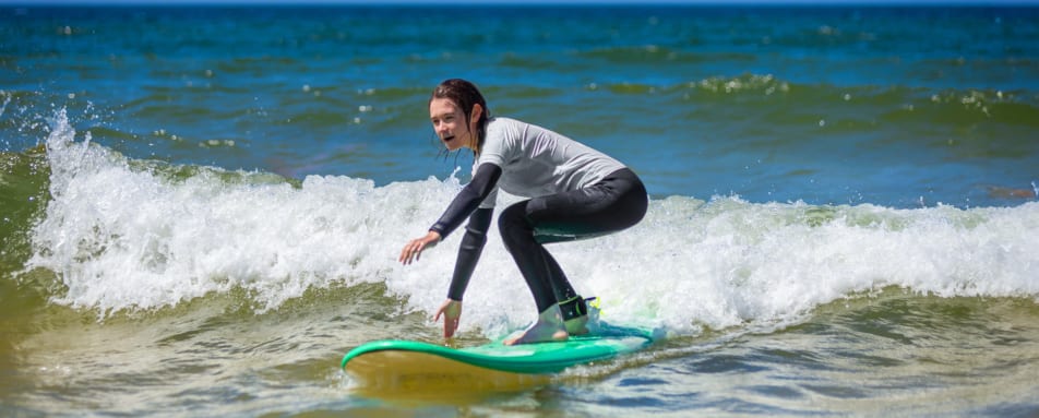 Surfing in Lima 
