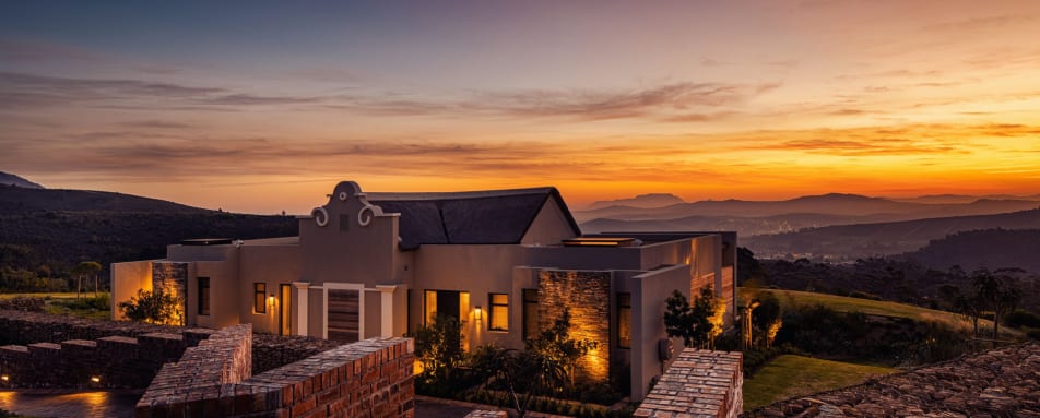 Lodge at Sunset  