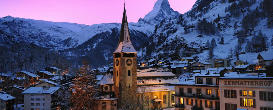 Zermatt village centre - Petit Cervin