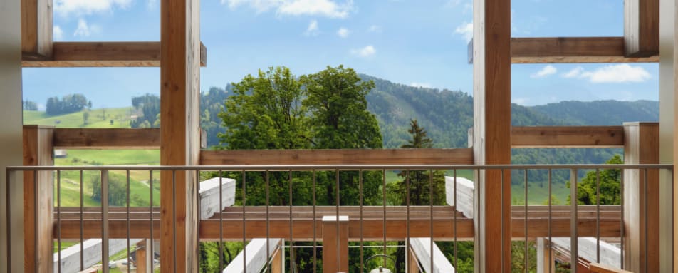 Alpine Deluxe room with balcony  