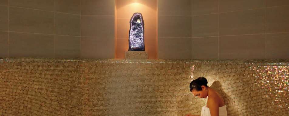 Amethyst crystal steam room - Mandarin Oriental Central Park