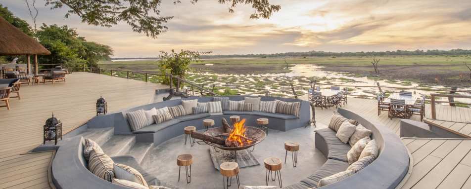 Kafunta River Lodge Fire Pit 
