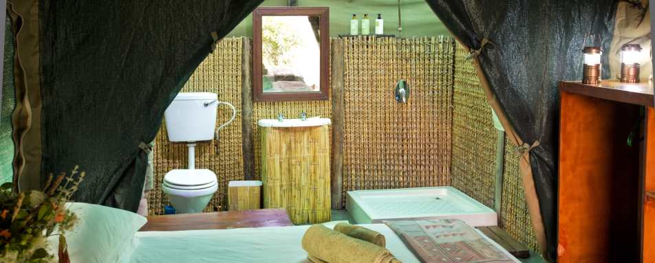 Tent interior 