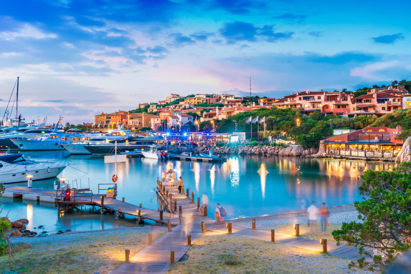 Porto Cervo Harbour and village 
