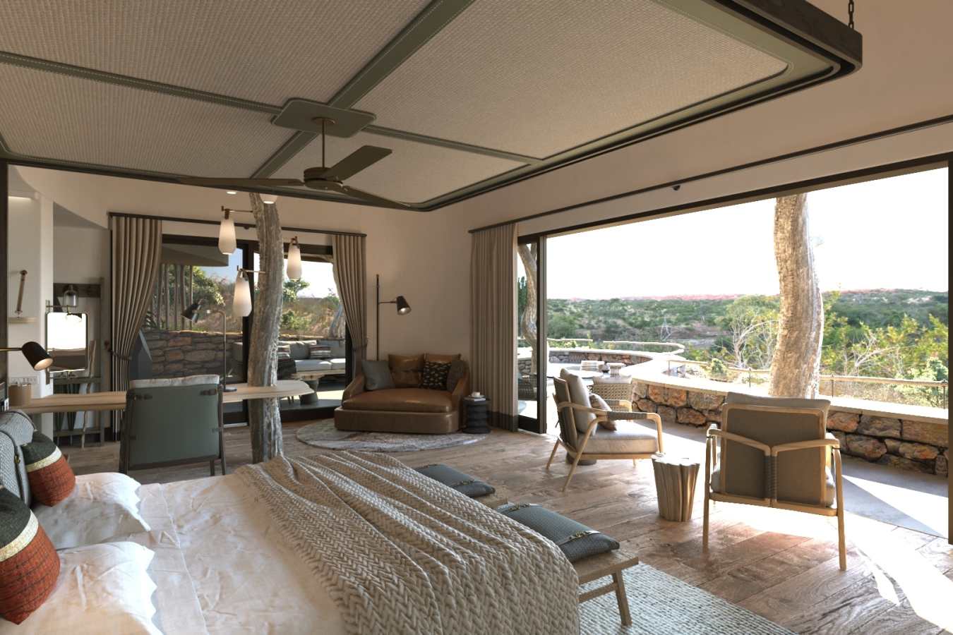 Bedroom interior 