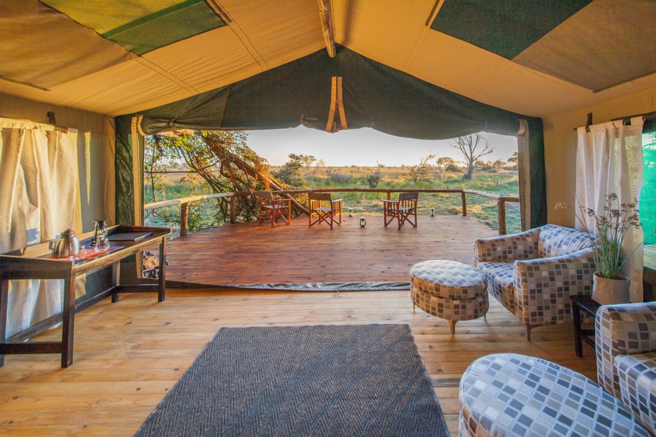 View from tent  